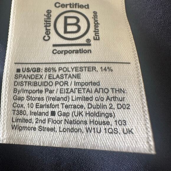 Athleta Urbanite Top Button Down Navy UPF 50 XL - Picture 8 of 8